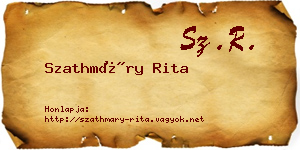 Szathmáry Rita névjegykártya